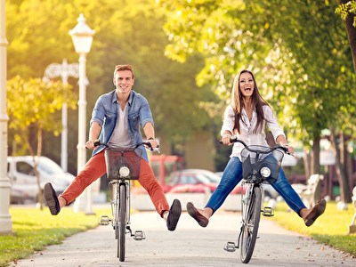 Luxe fiets arrangement 